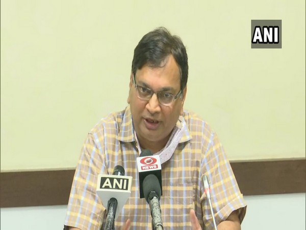 Amit Mohan Prasad addressing a press conference in Lucknow on Tuesday. (ANI)