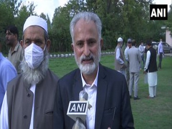 GN Var, president PSAJK speaking to ANI on Sunday in Srinagar, Jammu and Kashmir. Photo/ANI