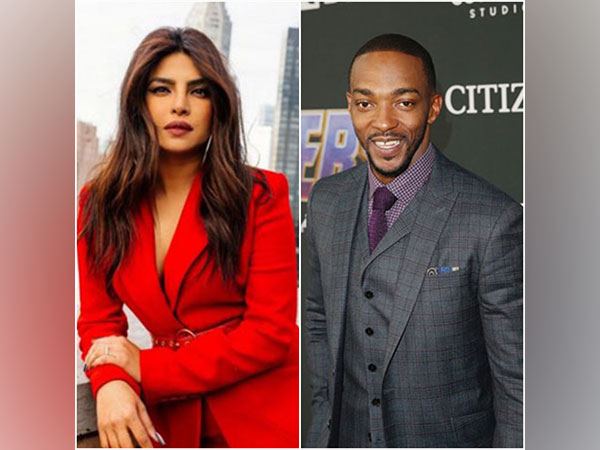 Priyanka Chopra and Anthony Mackie (Image source: Instagram)