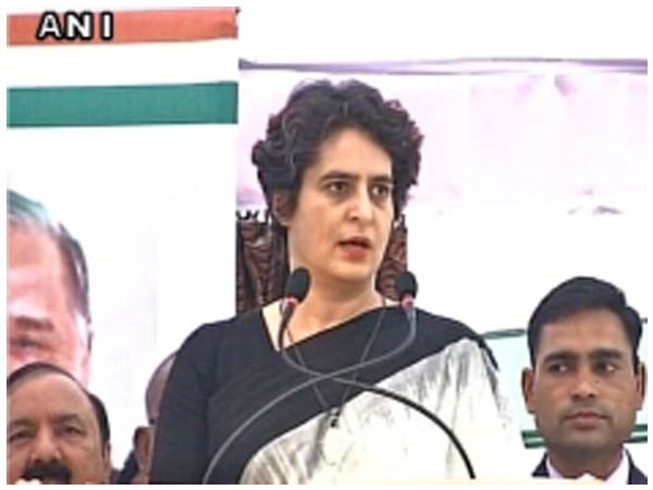 Congress general secretary Priyanka Gandhi Vadra