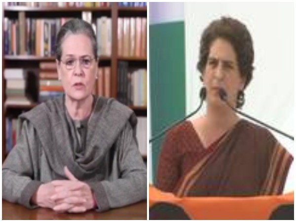 Congress interim President Sonia Gandhi and party General Secretary Priyanka Gandhi Vadra