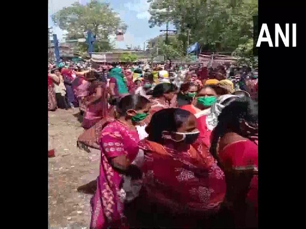 Visual from the protest site