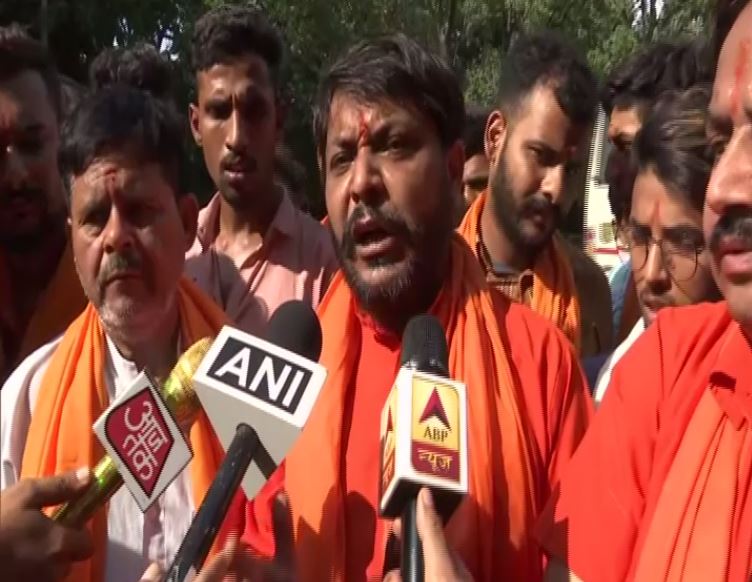 All India Hindu Sangharsh Committee president Sachin Mehra. Photo/ANI
