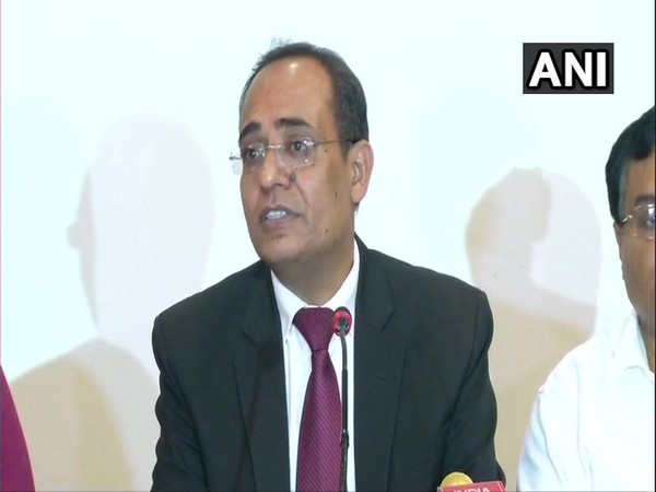 Jammu and Kashmir Principal Secretary (Planning Commission) Rohit Kansal addressing press conference in Srinagar on Thursday 