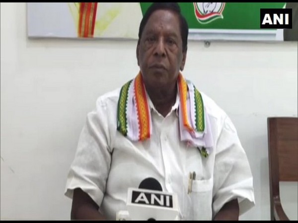 Former Chief Minister of Puducherry, Narayanswamy. (Photo/ANI)