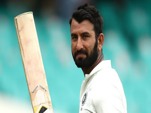 Indian batsman Cheteshwar Pujara (Image:  R P Singh's Twitter)