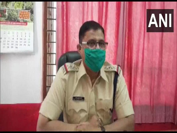 Ajay Verma, SHO, Sadar Bazar Police Station in Indore speaking to ANI on Sunday. (Photo/ANI)