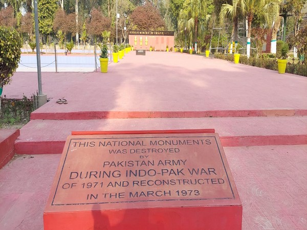 National Martyrs Memorial in Hussainiwala. (ANI/photo)