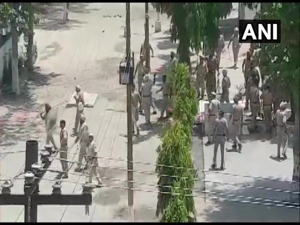 Visuals from Ludhiana Central Jail on Thursday. Photo/ANI