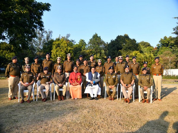Uttarakhand CHife Minister Pushkar Singh Dhami at the meeting (Photo/ANI) 