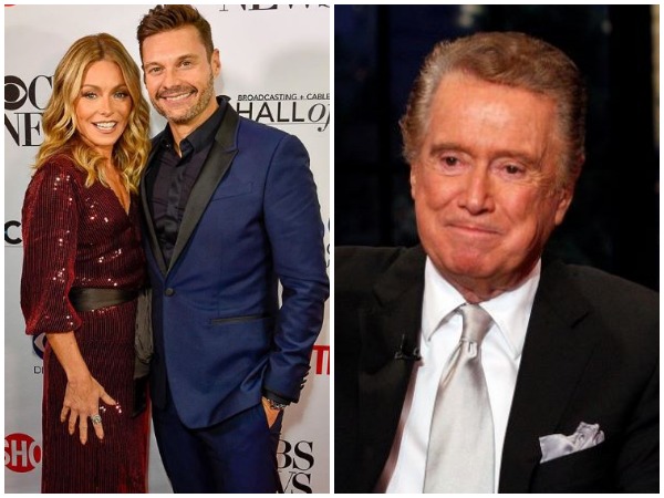 Kelly Ripa, Ryan Seacrest and Regis Philbin
