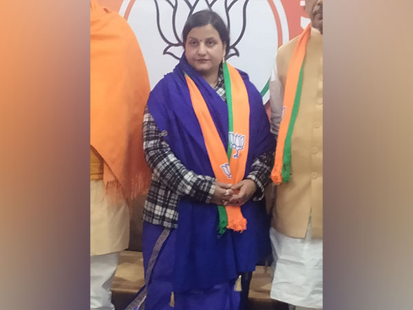 Congress' Savita Pandey joined the BJP on Sunday.