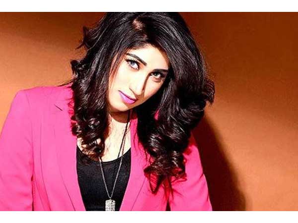 A file photo of slain model Qandeel Baloch.