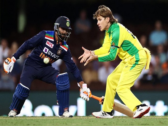 Adam Zampa in action against India in first ODI (Photo/ cricket.com.au Twitter)