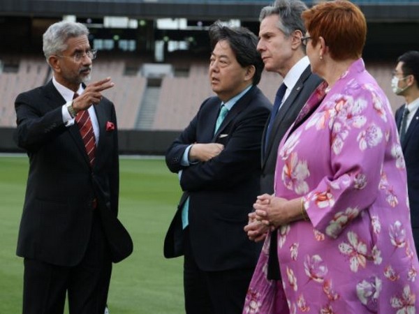 Foreign Ministers of Australia, India, and Japan and the Secretary of State of the United States. (Image credit: Twitter/ @DrSJaishankar)