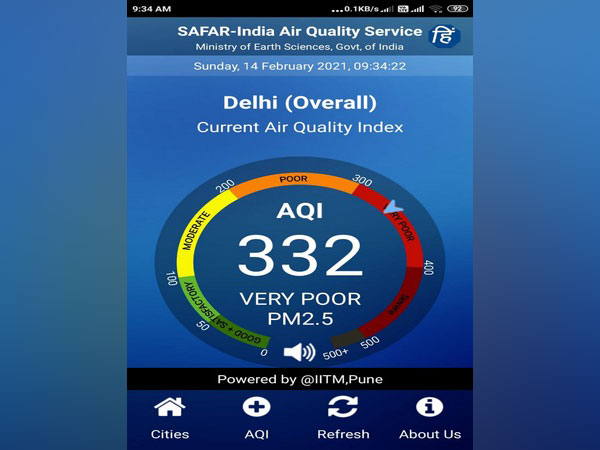 The Air quality in Delhi remain in the 'very poor' category on Sunday.