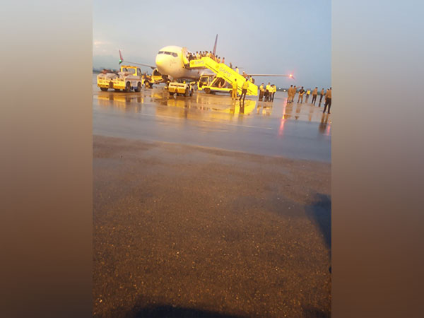 Visuals from Karachi airport (Photo/ANI)