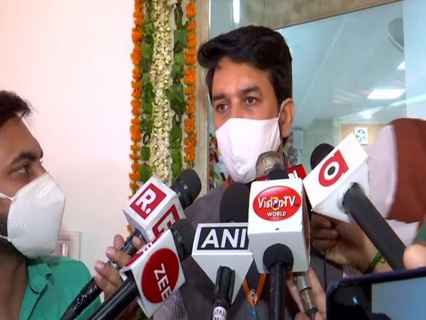 Minster of State for Finance Anurag Thakur (Photo/ANI)