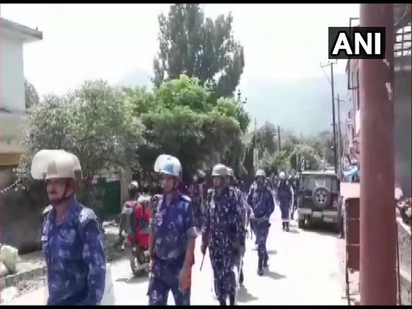 Additional companies of Rapid Action Force deployed in Poonch on Sunday. Photo/ANI