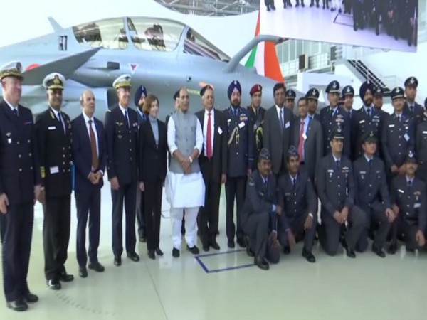 The first Rafale jet was indicted into the IAF on Tuesday