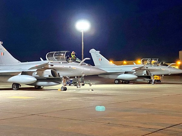 The Rafale aircraft that arrived in India on Wednesday.  
