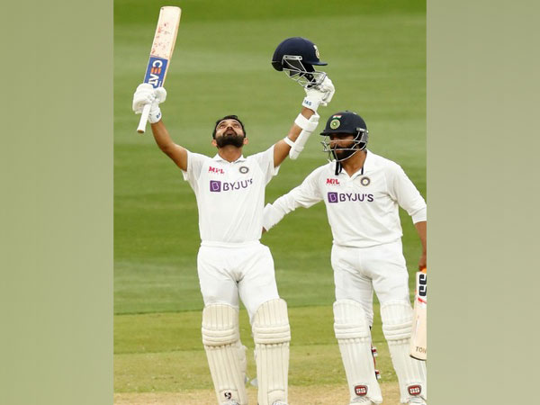 India batsmen Ajinkya Rahane and Ravindra Jadeja (Image: BCCI's Twitter)