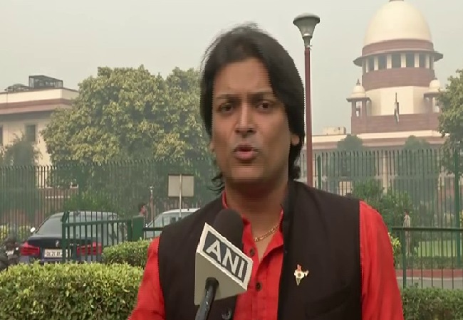Rahul Easwar speaking to ANI in New Delhi on Wednesday. Photo/ANI