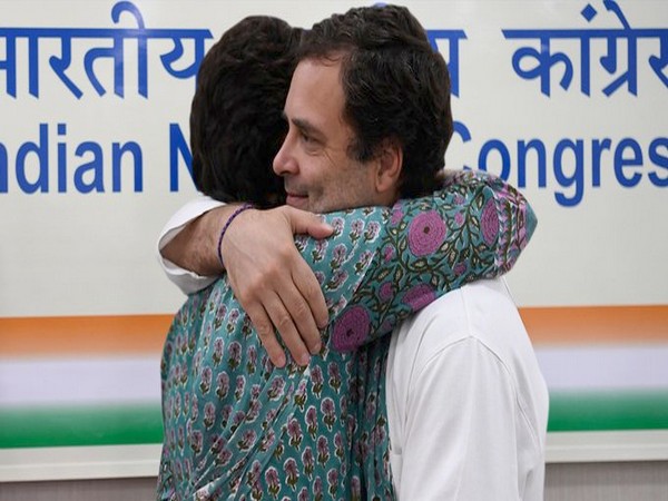 Rahul Gandhi shared a picture with Priyanka Gandhi Vadra on Raksha Bandhan. (Photo/Rahul Gandhi Twitter)