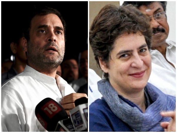 Congress leaders Rahul Gandhi and Priyanka Gandhi Vadra (File photo)