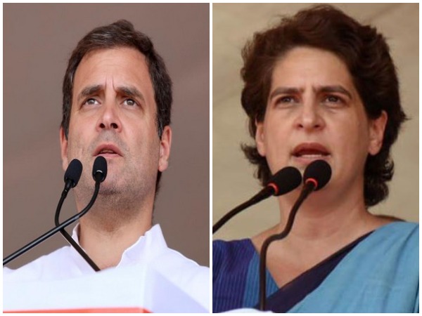 Congress leaders Rahul and Priyanka Gandhi (File image)