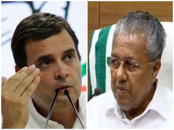 Congress President Rahul Gandhi / Kerala Chief Minister Pinarayi Vijayan (File photo)