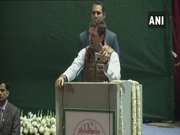 Congress president Rahul Gandhi