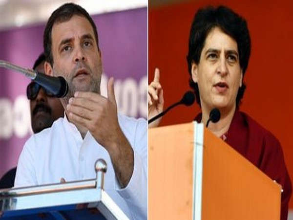 Congress leaders Rahul Gandhi (left), Priyanka Gandhi Vadra (right)