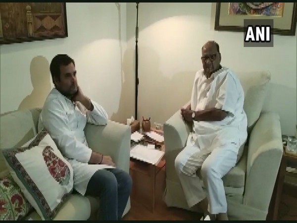 Rahul Gandhi met Sharad Pawar in New Delhi on Thursday