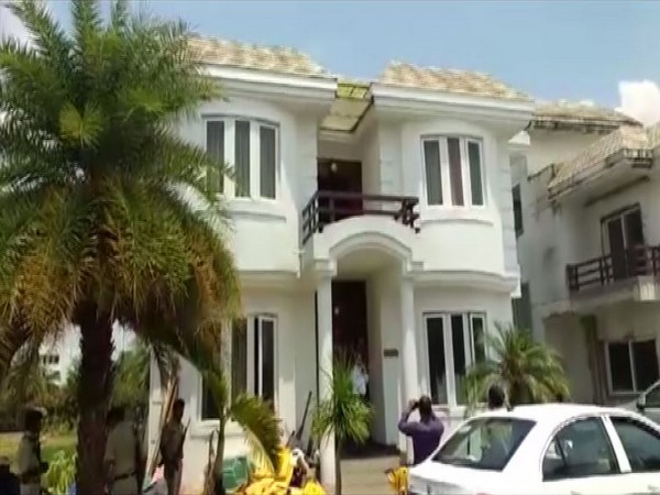 Raid conducted at retired PHED official's residence in Jabalpur, MP. [Photo/ANI]