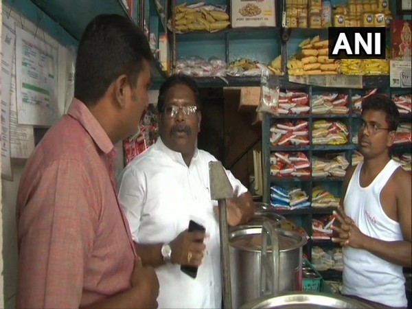 Tamil Nadu Food Department officials conducted raid at general provision stores in K Pudur area of Madurai on Thursday. Photo/ANI