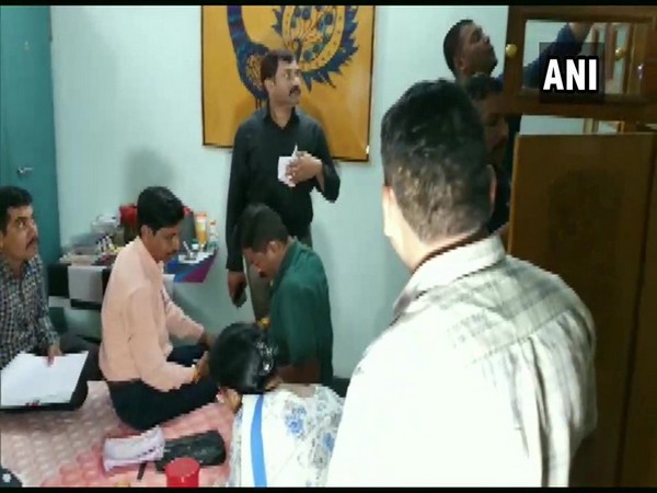 A visual of raids being carrying out at a property owned by Madhya Pradesh state excise department Assistant Commissioner. (Photo/ANI)