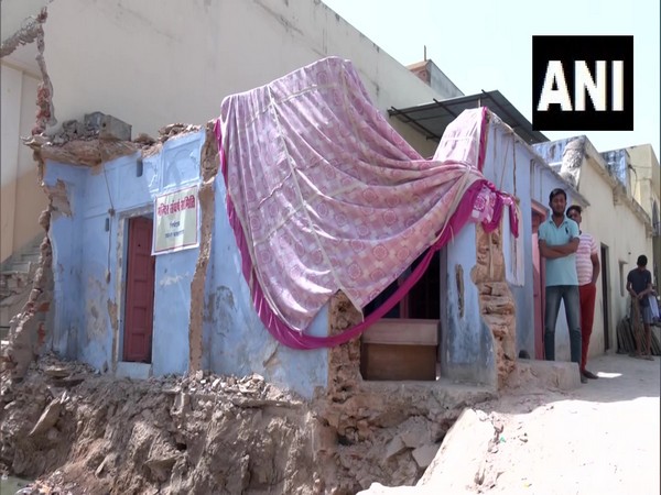 isual of a demolished property as part of anti-encroachment drive in Alwar, Rajasthan (Photo/ANI)