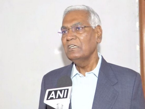 CPI leader D Raja talking to ANI in New Delhi on Wednesday. Photo/ANI