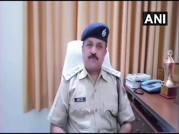 DSP, Tijara, Kushal Singh speaking to reporters. 