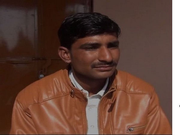 Mahendra Singh, groom while speaking to ANI in Barmer, Rajasthan [Photo/ANI]