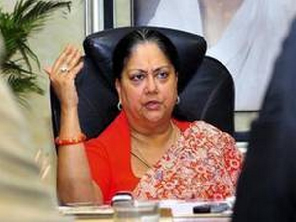 Former Chief Minister of Rajasthan Vasundhara Raje. (File Photo)
