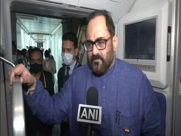Union MoS Rajeev Chandrasekhar (Photo/ANI)