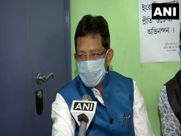 TMC leader Rajib Banerjee speaking to ANI in Kolkata on Friday. (Photo/ANI)