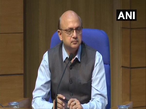 Air India CMD Rajiv Bansal speaking at a press conference in New Delhi on Thursday. (ANI)