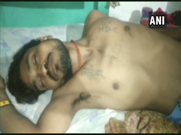 Raj Kumar, who bit the snake in Etah, Uttar Pradesh.