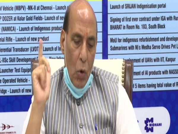 Union Defence Minister Rajnath Singh