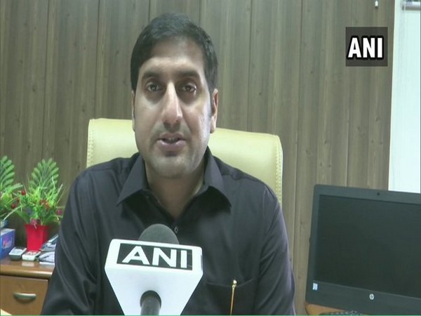 District Development Commissioner, Mohammad Aijaz Asad talking to ANI on Friday in Rajouri 