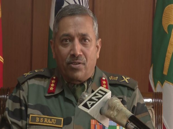 Lieutenant General BS Raju, General Officer Commander (GOC), Chinar Corps (Photo: ANI)