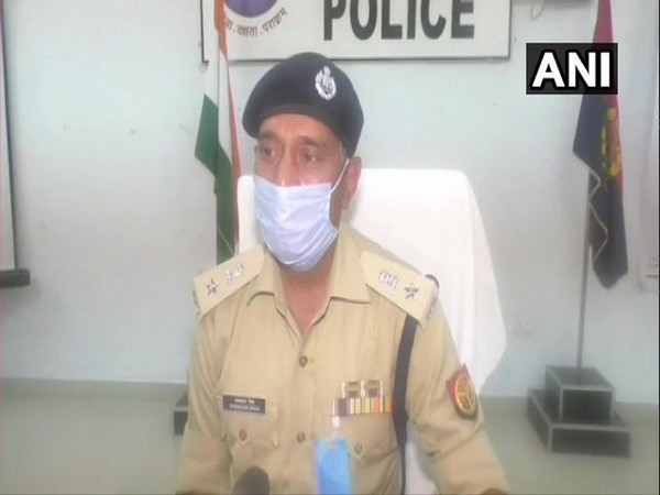 Bhadohi Superintendent of Police Ram Badan Singh speaking to ANI. (Photo/ANI)